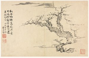 Krajiny v různých stylech po starých mistrech, 1690. od Mei Qing