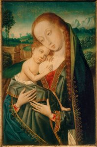 Madonna s dítětem od Meister der Magdalenenlegende