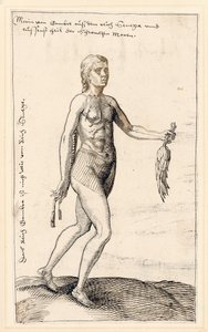 Žena z Gambie, 1583 od Melchior Lorck