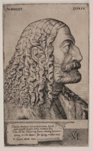 Portrét Albrechta Dürera od Melchior Lorck