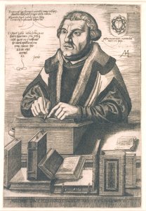 Portrét Martina Luthera od Melchior Lorck