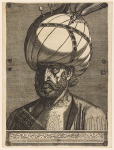 Portrét perského velvyslance Ismaela od Melchior Lorck