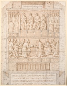 Podstavec Obelisku Tuthmosis III v Konstantinopoli od Melchior Lorck
