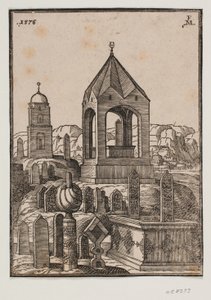 Turecké hroby od Melchior Lorck