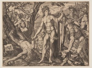 Apollón a Marsyas / Midasův soud