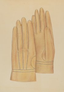Mužské rukavice, c. 1938.