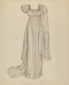 Svatební šaty s šátkem, c. 1939. od Melita Hofmann
