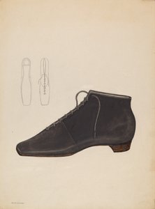 Dámská obuv, c. 1936.
