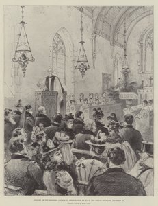 Otevření obnoveného kostela v Shernbourne HRH princem z Walesu, 24. prosince od Melton Prior