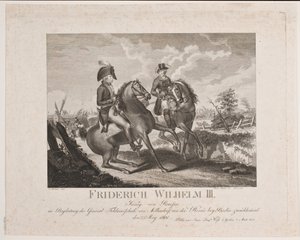 Frederik Wilhelm II z Pruska a polní maršál Möllendorf
