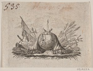 Vignette k A. Schytte „Přirozená a politická ústava Dánska a Norska“, část I od Meno Haas