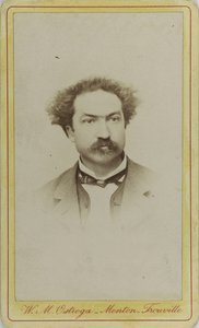 Portrét skladatele Roberta Planquette 1848-1903, c. 1880. od Menton . Photo studio W.M. Ostroga