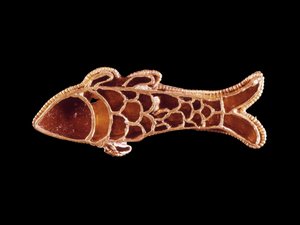 Fibula (Francie) ze 6. stol. Muzeum Saint-Germain-en-Laye