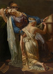 Hecuba a Polyxena, po roce 1814 (olej na plátně)