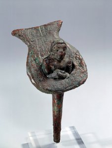 Mezopotámie: základní figurka (hřeb a jeho měděná podpěra) Ur Nanshe, prince z Lagashe. 2800 před naším letopočtem. Z webu Tello. Rozměr 0,11 m x 0,11 m Paříž, musee du Louvre od Mesopotamian Mesopotamian