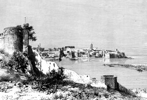 Rabat a ústí řeky Bou-Regreg, Maroko, 1895.