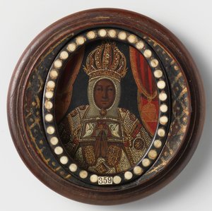 Černá Madona, anonym, 1650-99 od Mexican School