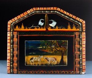 Truhla (lakované a malované dřevo) (detail 394890) od Mexican School