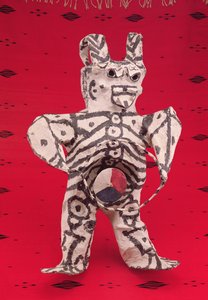 Figurka Day of the Dead, z Oaxaca (papier mache) od Mexican School