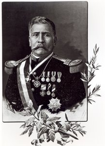 Portrét Porfiria Diaze (1830-1915) od Mexican School