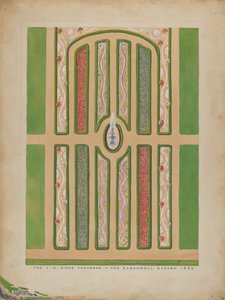 Parterre - J.W. Wood, c. 1936.