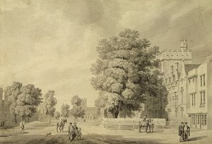 St Johns College, Oxford (pero, inkoust a mytí)