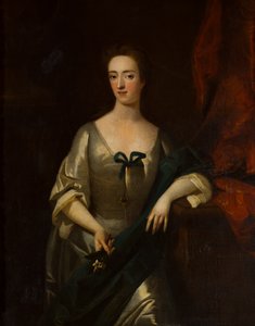 Portrét Charlotte Lady Myddelton (1679-1731), kolem 1699-1731 (olej na plátně) od Michael (circle of) Dahl