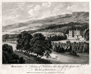 Bolton, North Riding of Yorkshire Sídlo Jeho Milosti vévoda z Boltonu, 1775 od Michael Angelo Rooker
