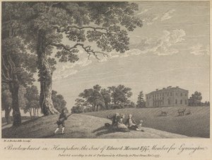 Broken-Hurst v Hampshire, sídlo Edwarda Morant, Esquire, člen pro Lymington (publikoval G. Kearsly); Strana 43 (Svazek jedna)