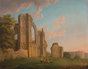 Opatství svaté Marie, York od Michael Angelo Rooker