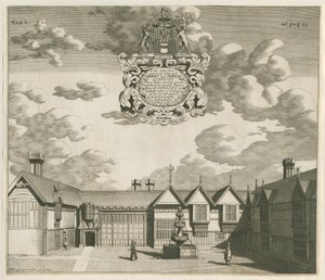 Chartley Manor House: rytina, nd [1653-1686] (tisk) od Michael Burghers