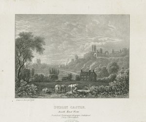 Dudley Castle: mědirytina, nd [1653-1686] (tisk) od Michael Burghers