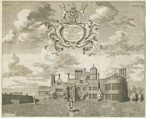 Fisherwick Hall: mědirytina, nd [1653-1686] (tisk) od Michael Burghers