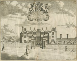 Keele Hall: mědirytina, nd [1653-1686] od Michael Burghers
