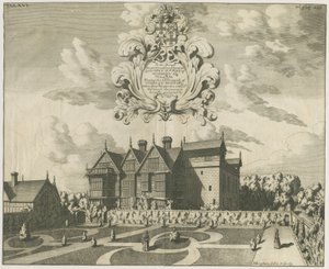 Madeley Manor House: rytina, nd [c 1686] (tisk) od Michael Burghers