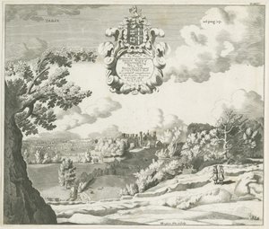 Prestwood Hall: rytina, nd [1753-1827] od Michael Burghers