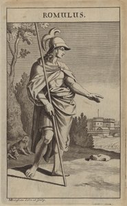 Romulus, jedno z bájných dvojčat zakladatelů Říma. od Michael Burghers