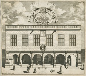 Stafford - Shire Hall: mědirytina, nd [1686] od Michael Burghers