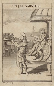 Titus Quinctius Flaminimus, římský generál od Michael Burghers