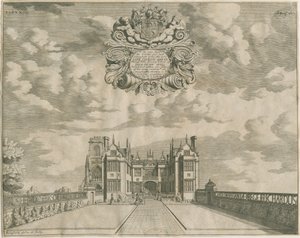 Trentham Hall: rytina, nd [1686] od Michael Burghers