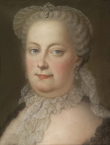 Portrét císařovny Marie Terezie Rakouské 1717-1780, 1762