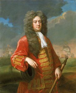 Admirál sir George Rooke (1650-1709), asi 1705 (olej na plátně)