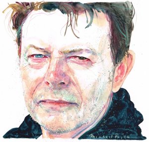David Bowie (akvarel)