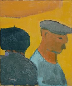 Den na trhu, 2017 (olej na plátně) od Michael G. Clark