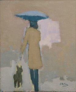 Pařížan, 2017 (olej na plátně)