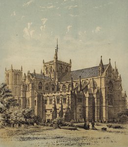 Katedrála Ripon, Yorkshire (barevné lito)