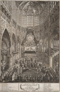 Korunovace Marie Terezie na Pražském hradě, 1743. od Michael Heinrich Rentz
