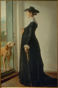 Portrét mé ženy. Malířka Anna Ancherová od Michael Peter Ancher