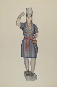 Cigar Store Indian, c. 1938.