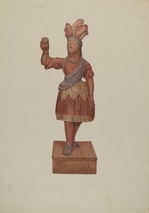 Cigar Store Indian, c. 1939.